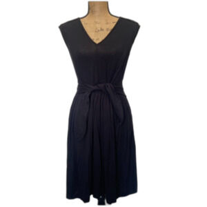 Plenty by Tracy Reese Aven Jersey Knit Dress‎ Tie Front LBD Stretch Size Small